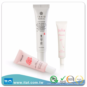 Cosmetics packaging tube for toothpaste lip gloss foundation